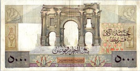 Algérie 5000 Francs Apollon - Arc de Triomphe de Trajan - W.318 - 1949
