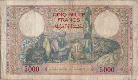 Algérie 5000 Francs Justice - 1942