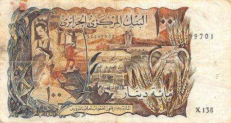 Algérie ALGERIE - 100 DINARS 1970 - TB