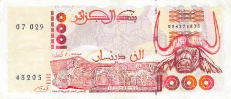 Algérie ALGERIE - 1000 DINARS 21/05/1992 (1995)