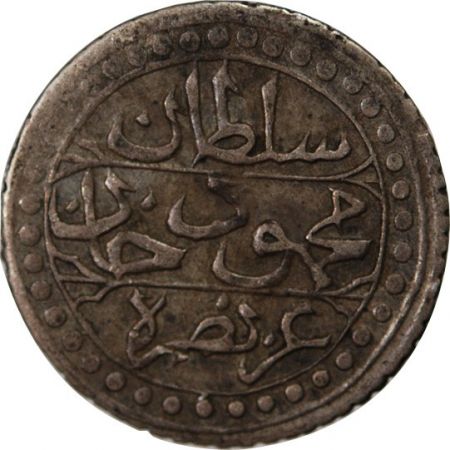 Algérie ALGERIE  MAHMUD II - 1/8 BUDJU ARGENT 1237 (1822)