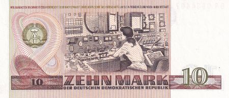 Allemagne (RDA) 10 Mark - Clara Zetkin - 1971 - Série BR - P.28
