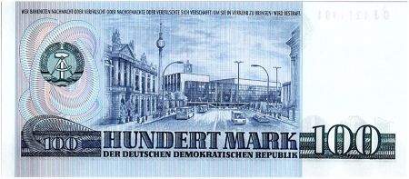 Allemagne (RDA) 100 Mark Karl Marx - 1975