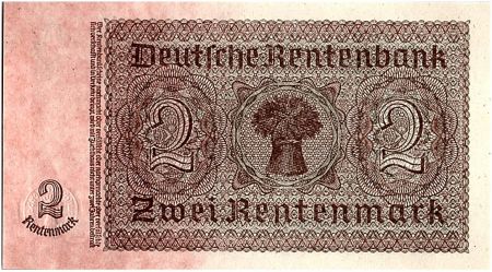 Allemagne (RDA) 2 Deutsche Mark - Brun et jaune - 1948