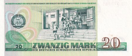 Allemagne (RDA) 20 Mark - Goethe - 1975 - Série NB - P.29