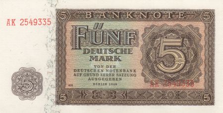 Allemagne (RDA) 5 Mark 1948 - P.11 Neuf