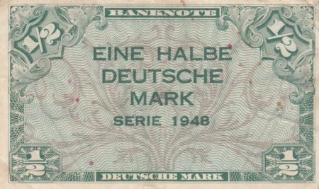 Allemagne (RFA) 1/2 D. Mark, 1948 - TTB - P.1