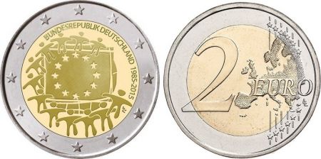Allemagne (RFA) 2 Euro 30 ans du Drapeau Européen - 2015 A