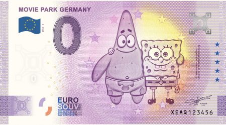 Allemagne 0 EURO SOUVENIR - Bob l\'éponge et Patrick 2023