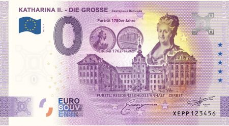 Allemagne 0 EURO SOUVENIR - La grande Catherine de Russie 2023