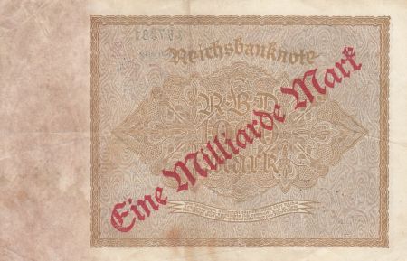 Allemagne 1 000 000 000 Mark / 1000 Mark 1922 - J. Herz