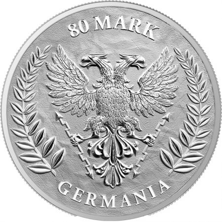 Allemagne 1 KILO ARGENT GERMANIA 2023 BULLION - 80 MARKS