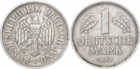 Allemagne 1 Mark Aigle Impérial - 1955 G