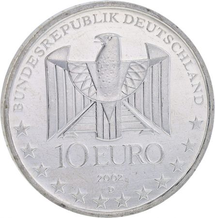 Allemagne 10 Euros Argent - 100 ans du Métro en Allemagne