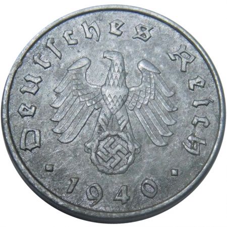 Allemagne 10 Reichespfenning Allemagne - Aigle - Croix gammée 1940-1944