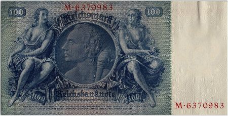 Allemagne 100 Reichsmark 1933 - Séries G