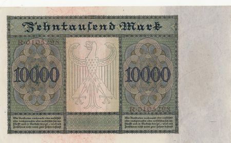 Allemagne 10000 Mark - Portrait homme par Durer - 1922 - Série R lettre C