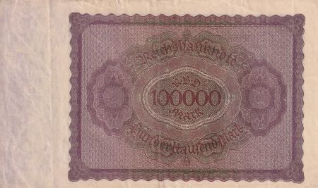 Allemagne 100000 Mark - Gisze - 1923 - P.83a