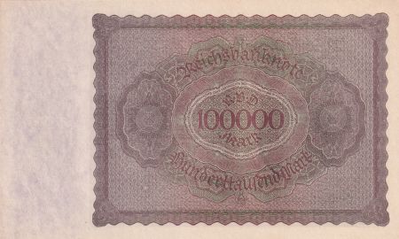 Allemagne 100000 Mark - Gisze - 1923 - Série S.00355297