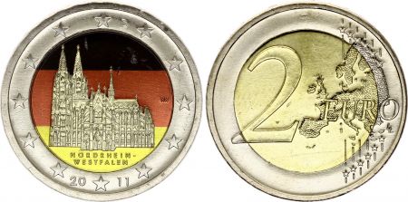 Allemagne 2 Euros - Cathédrale de Cologne - Colorisée -  G Karlsruhe - 2011