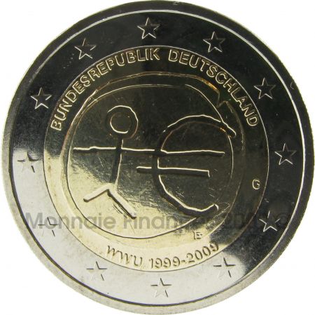Allemagne 2 Euros Commémo. Allemagne 2009 - 10 ans EMU
