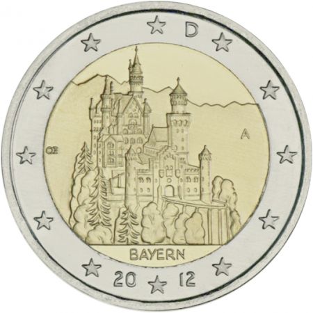 Allemagne 2 Euros Commémo. Allemagne 2012 - Bavière