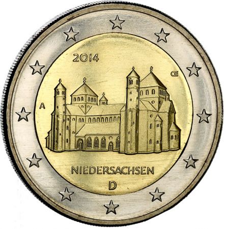 Allemagne 2 Euros Commémo. Allemagne 2014 - Basse-Saxe