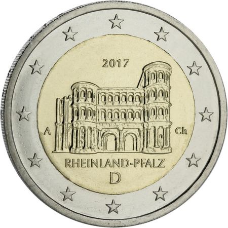 Allemagne 2 Euros Commémo. Allemagne 2017 - Rhénanie-Palatinat