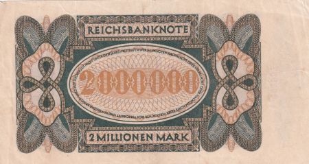 Allemagne 2 Millionen Mark  - 1923 - Série 063957