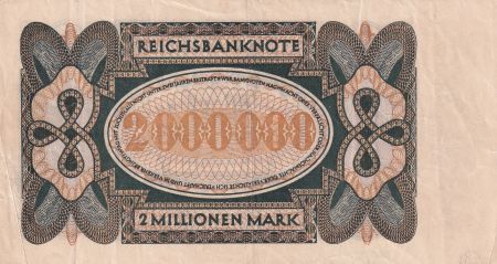 Allemagne 2 Millionen Mark  - 1923 - Série 580342
