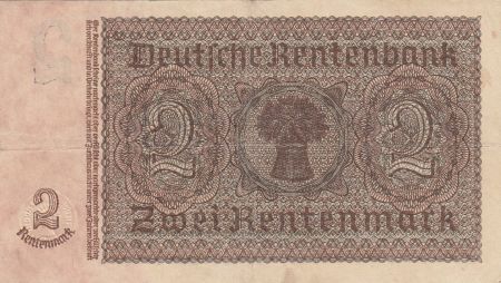Allemagne 2 Rentenmark 1937 Série D