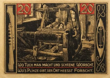 Allemagne 20 Pfennig, Forst - notgeld 1921 - TTB
