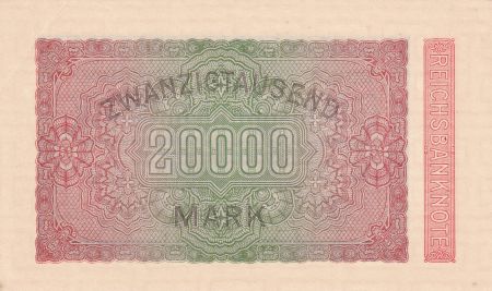 Allemagne 20000 Mark - 1923 - Série Pa-DC