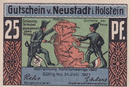 Allemagne 25 Pfennig - Neustadt i. Holstein - Notgeld - 1921
