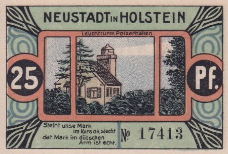 Allemagne 25 Pfennig - Neustadt in Holstein - Notgeld - 1921