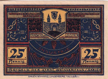 Allemagne 25 Pfennig - Weissenfelds - Notgeld - 1921