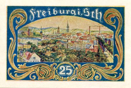 Allemagne 25 Pfennig, Freiburg in Schlesien - notgeld 1921 - NEUF