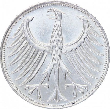 Allemagne 5 Mark Aigle Impérial - 1968