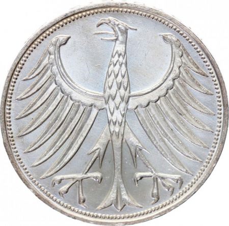 Allemagne 5 Mark Aigle Impérial - 1973 F