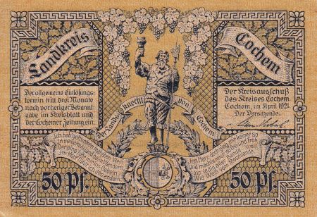 Allemagne 50 Pfennig - Cochem - Notgeld - 1921