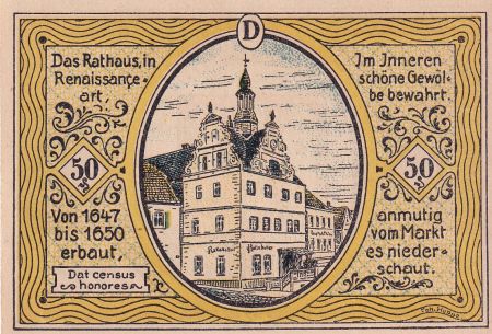 Allemagne 50 Pfennig - Colditz - D - Notgeld - 1921