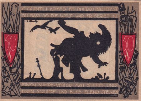 Allemagne 50 Pfennig - Detmold - Notgeld - 1920
