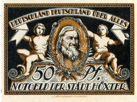 Allemagne 50 Pfennig, Höxter - notgeld 01-05-1921 - NEUF