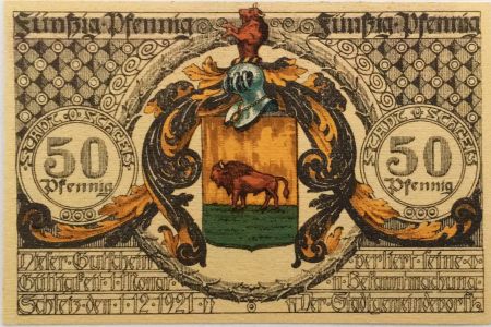 Allemagne 50 Pfennig, Schleiz - notgeld 1921 - P.NEUF