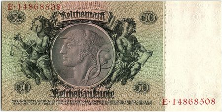 Allemagne 50 Reichsmark 1933 - Série E - XF - P.182