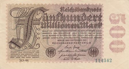 Allemagne 500 000 000 Mark 1923 - Séries diverses