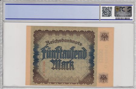Allemagne 5000 Mark Spinelli - 1922 - PCGS 65OPQ