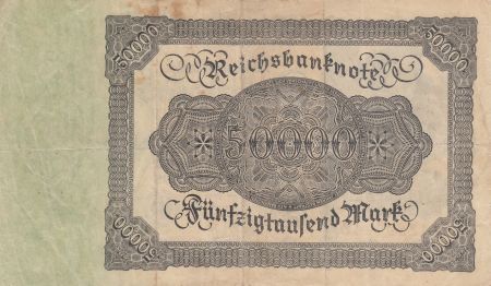 Allemagne 50000 Mark Bourgmaistre Brauweiler - 1922 Série A