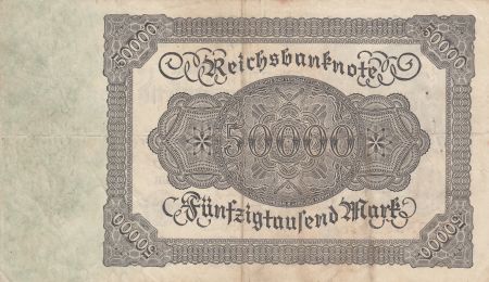 Allemagne 50000 Mark Bourgmaistre Brauweiler - 1922 Série B