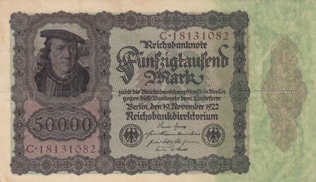 Allemagne 50000 Mark Bourgmaistre Brauweiler - 1922 Série C